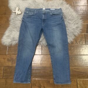 Edwin Womens Jamie Jeans Boyfriend Cropped Medium Wash Dreamlover Denim Size 32